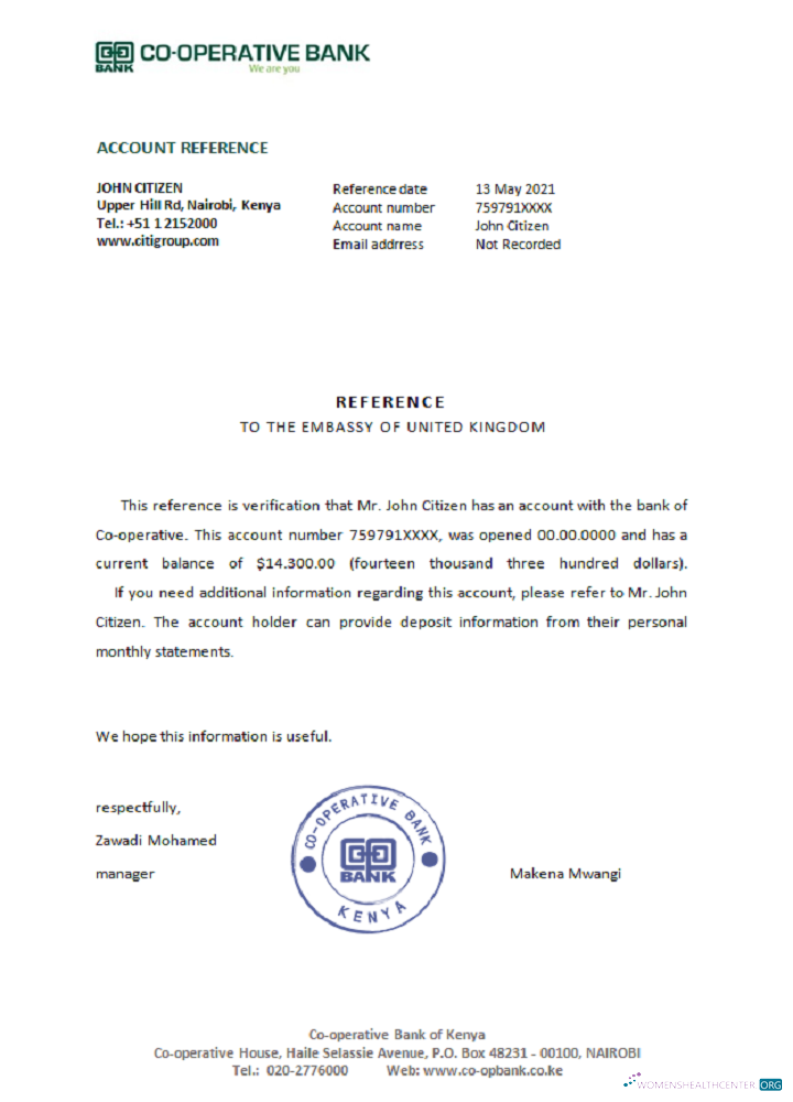 Download Kenya  Co operative reference Photoshop template